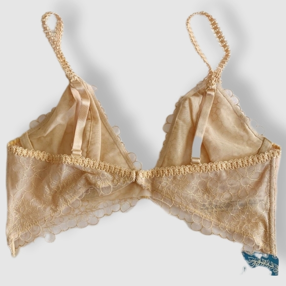 [NEW] Free People Lucia Underwire Bra in Wheat Sunset - Picture 3 of 3